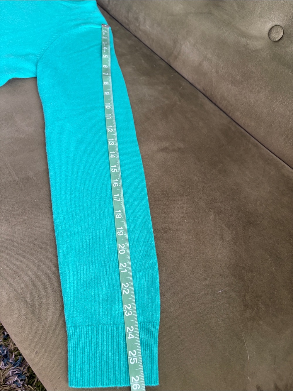 Ann Taylor Women's Teal Crewneck Sweater - Picture 11 of 12